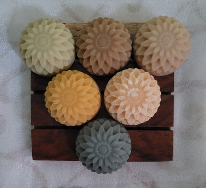 Handcrafted Assorted Mini Soaps: Pack of 4