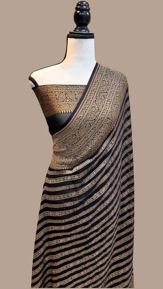 Banarasi Kota Warm Silk Saree With Blouse | Golden Border Saree  in Multiple Colours By Rank Never Retire