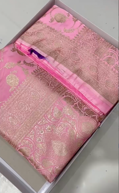 Mashruf Heavy Banarsi Saree with Motifs