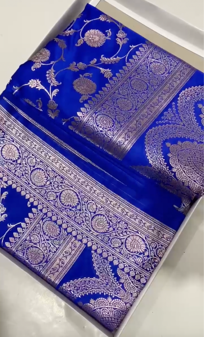 Mashruf Heavy Banarsi Saree with Motifs