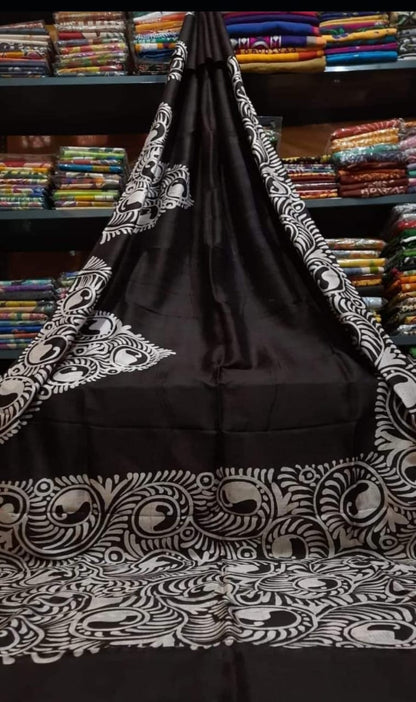 Bishnupuri Batik Bengali Sarees