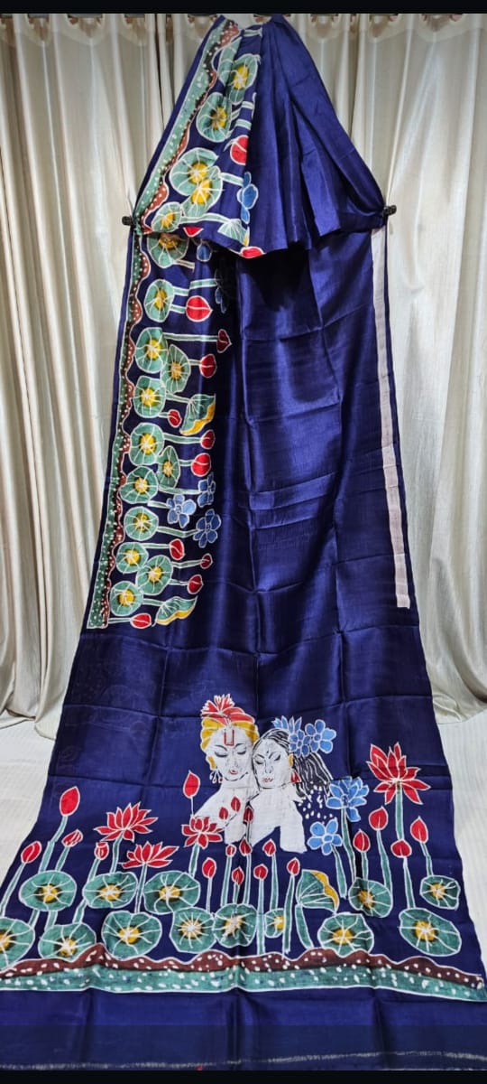 Bishnupuri Batik Bengali Sarees