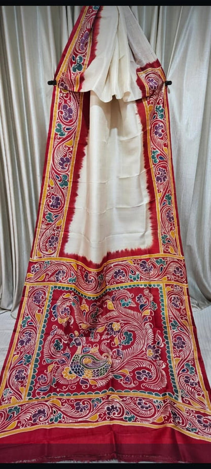 Bishnupuri Batik Bengali Sarees