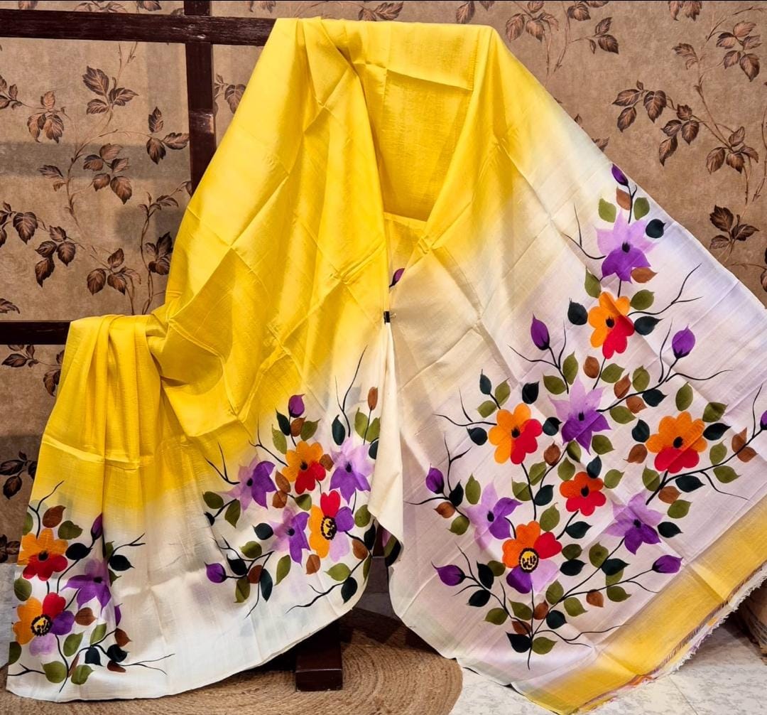 Bishnupuri Batik Bengali Sarees