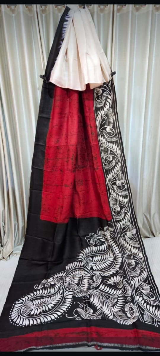 Bishnupuri Batik Bengali Sarees