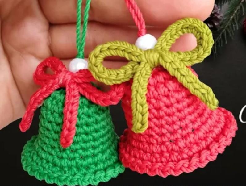 Handknitted Christmas ornaments for Christmas Tree Decor