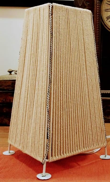 Handknitted Ecofriendly Tall Jute Lamps