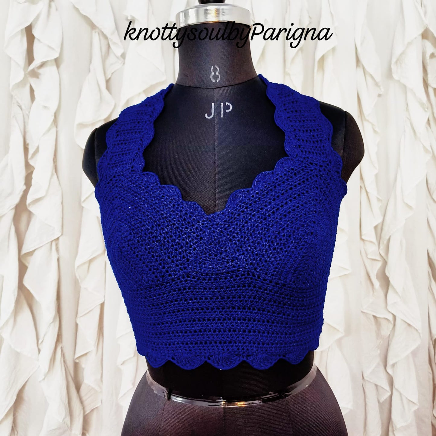 Crochet Halter Neck Top/Blouse