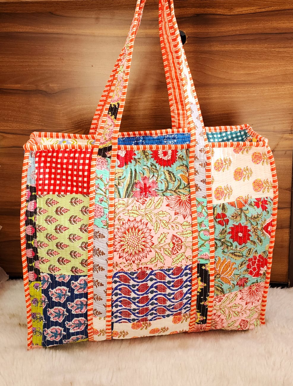 Jaipuri Quilted Patch Work Bags