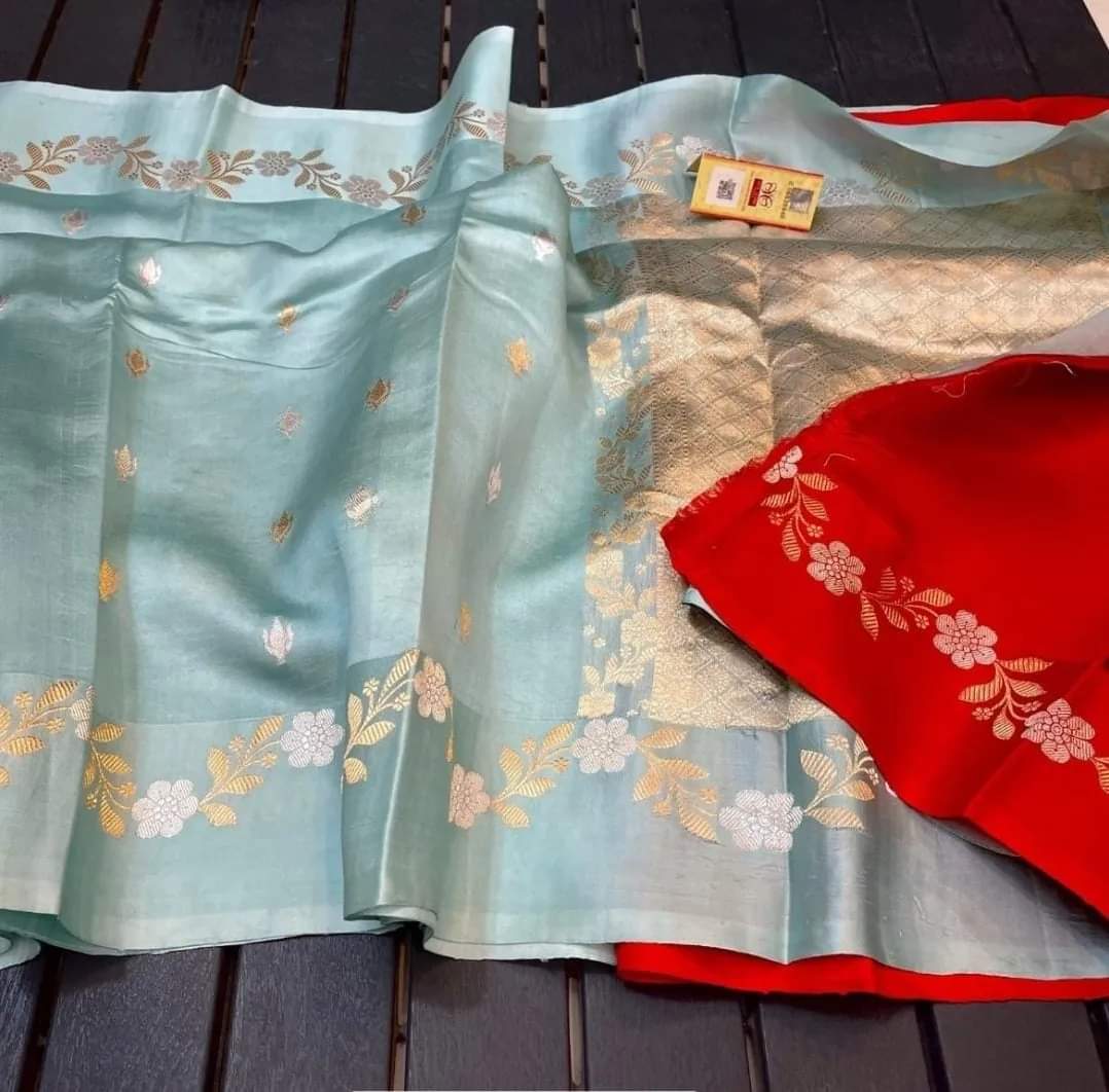 Banarasi Fabric Kora Organza Silk Saree