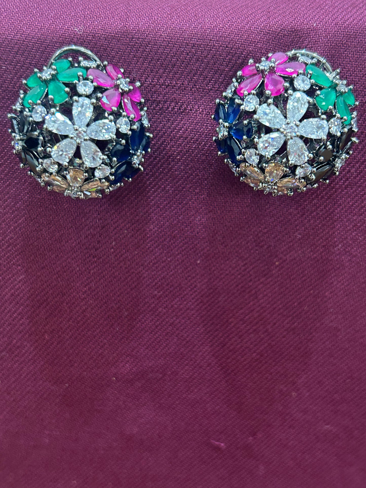 Multi Coloured Earrings by RNR