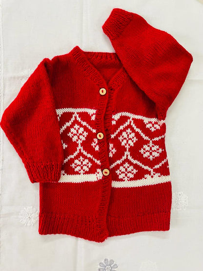 Handmade Apple Red Baby Set