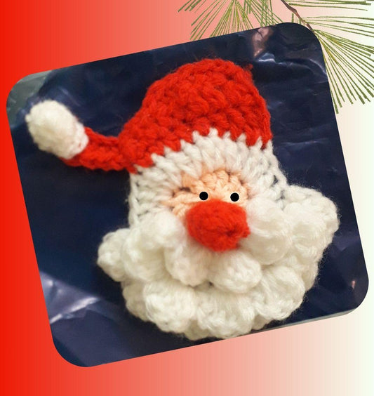 Handknitted Santa Claus Face by RNR