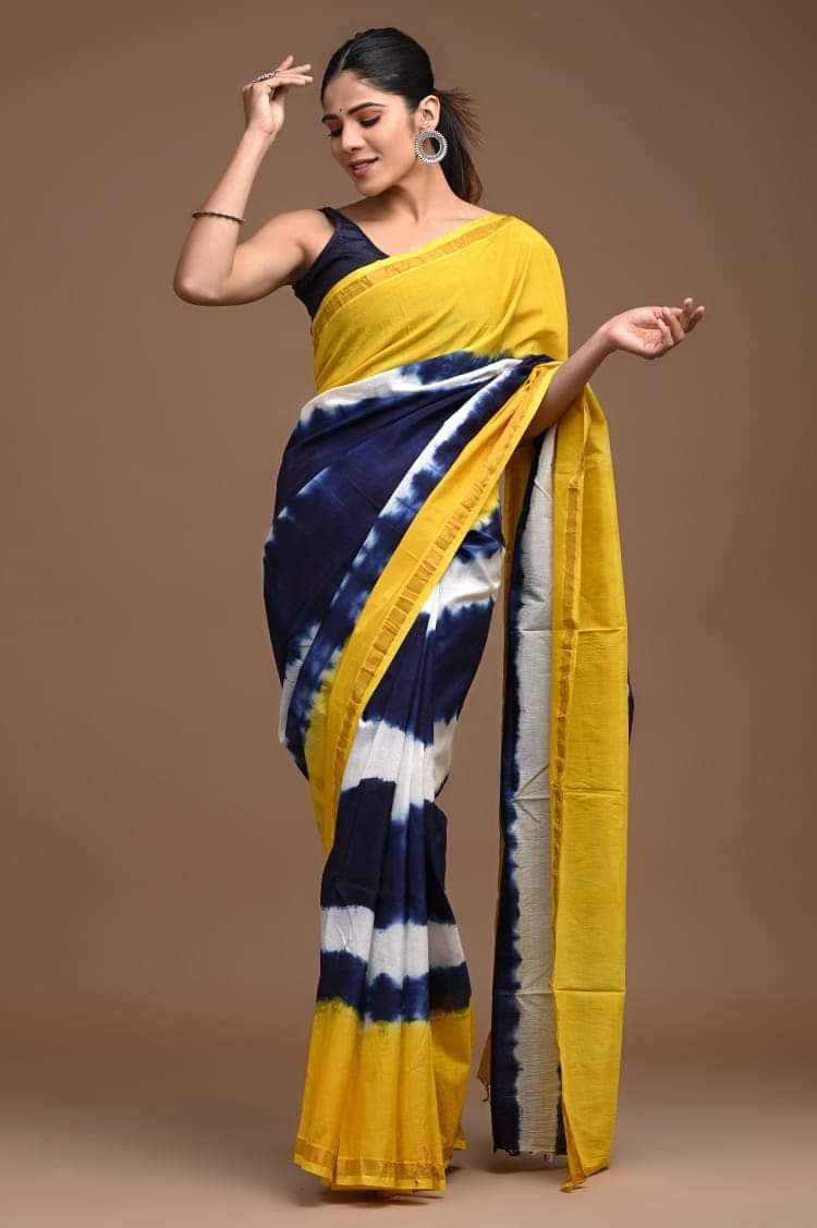 Shibori Pure Kota Saree Collection By Rank Never Retires