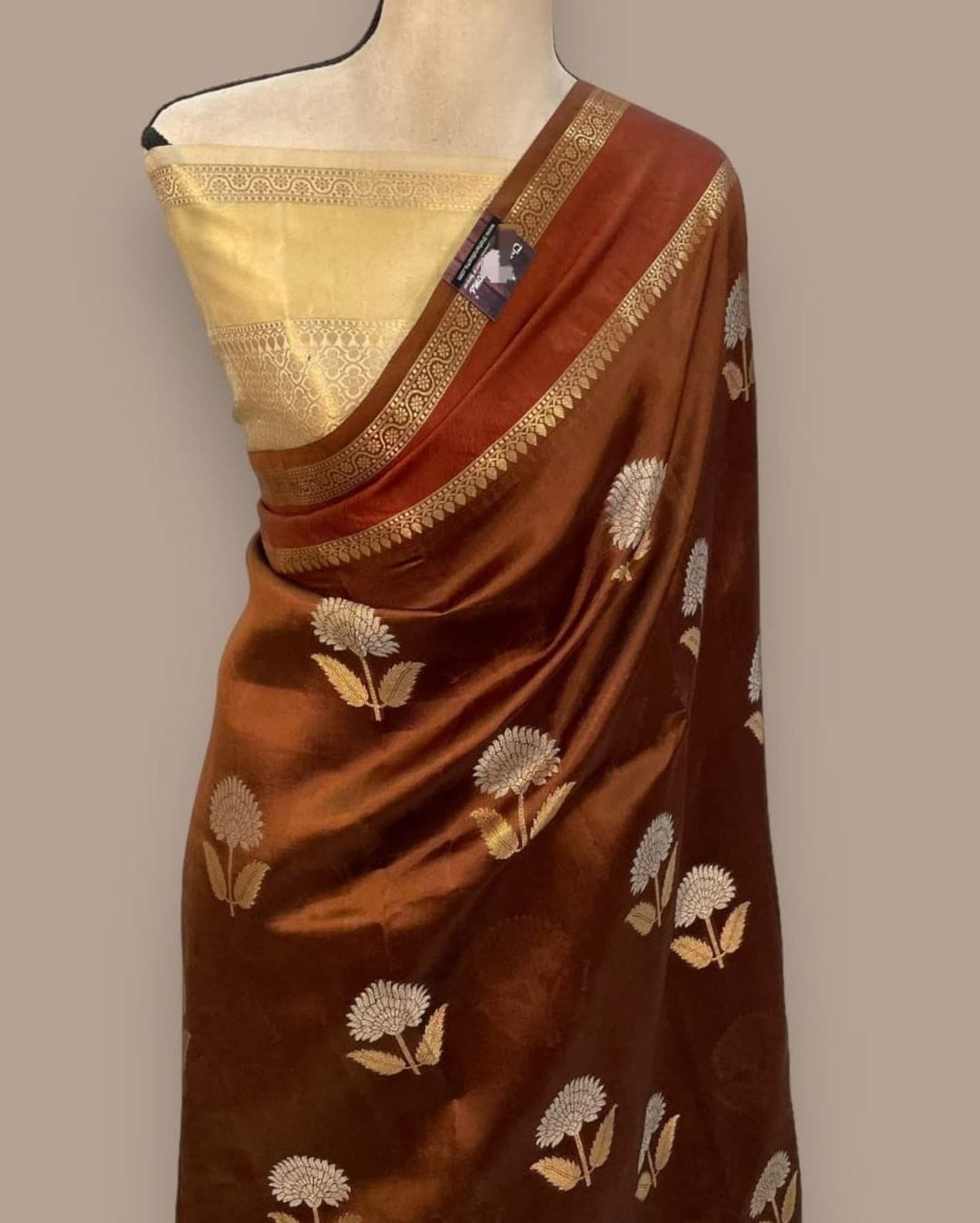 Oh So Warm! Silk Georgette Banarasi Saree