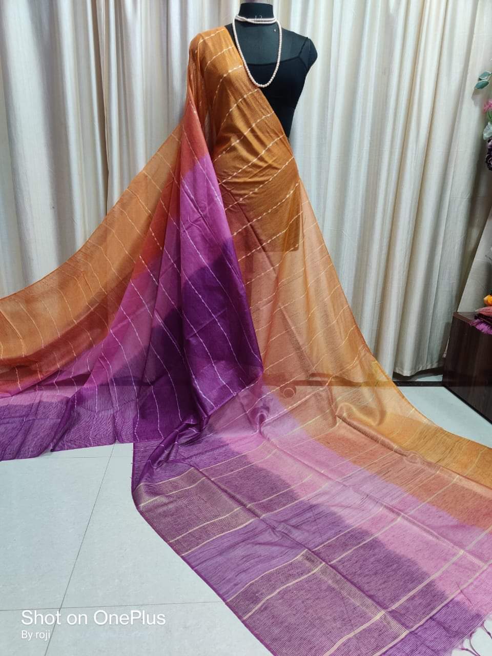 Wasbadra Silk Saree with exquisite Pallu