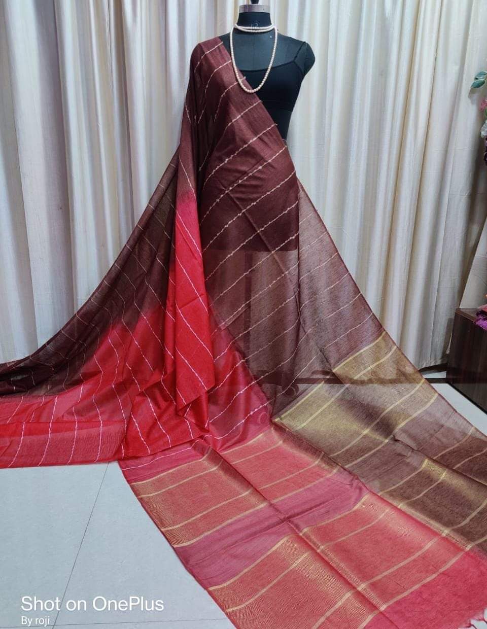 Wasbadra Silk Saree with exquisite Pallu