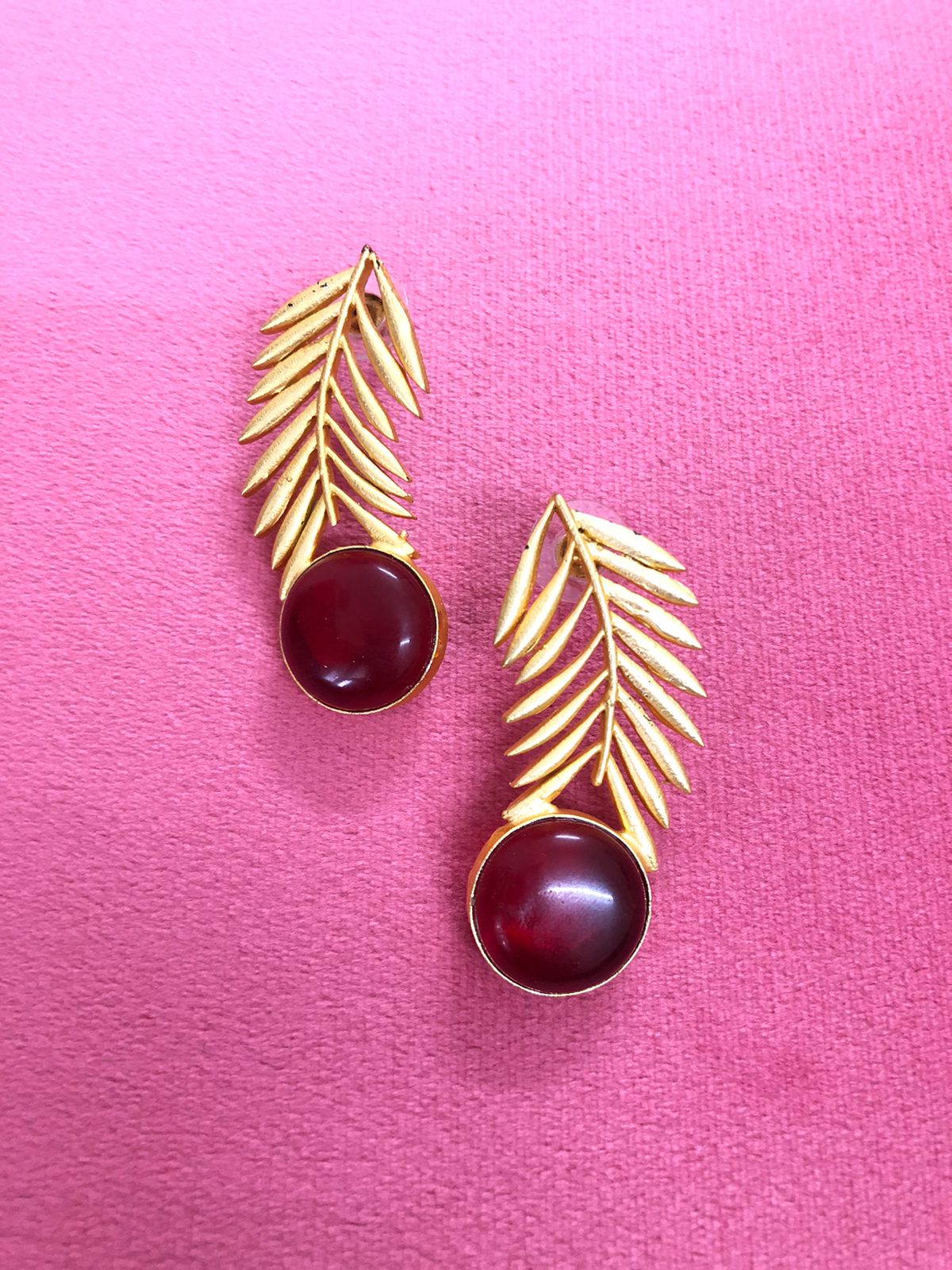 Palm Leaf Studs by RNR