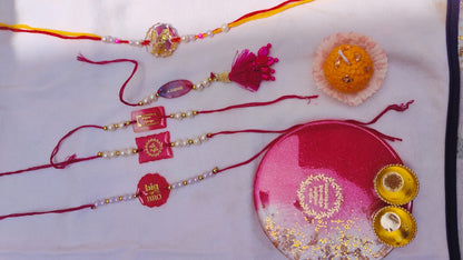 Resin Art Rakhis for Brother by RNR