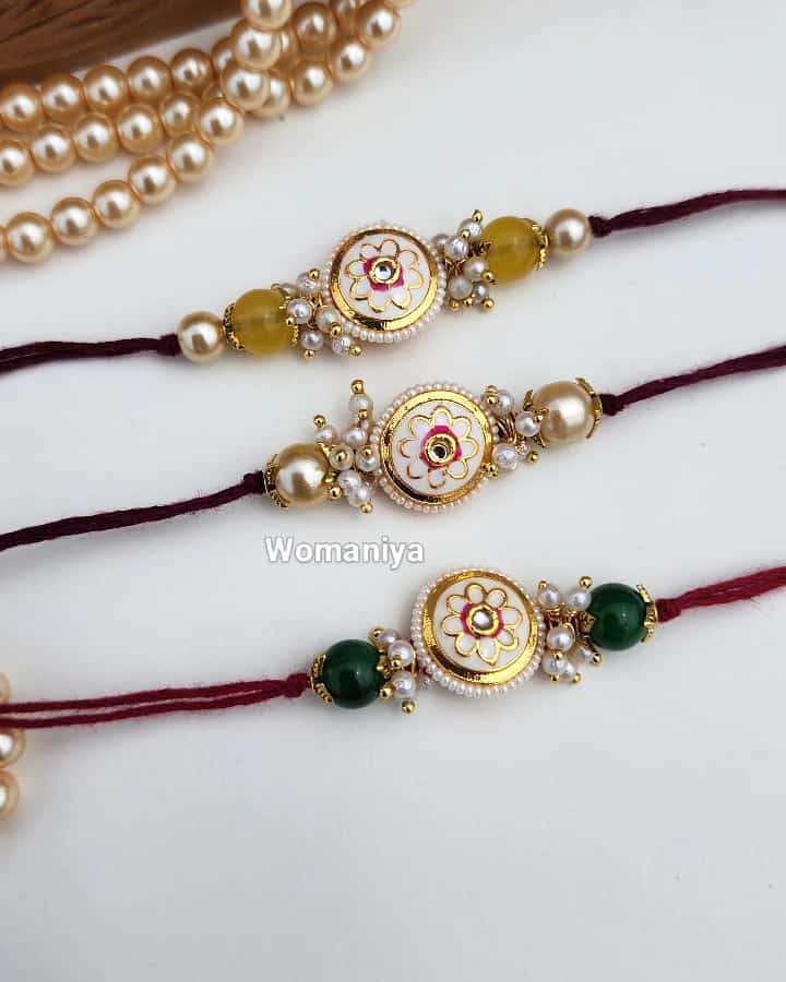 Handmade Thread Rakhis by RNR