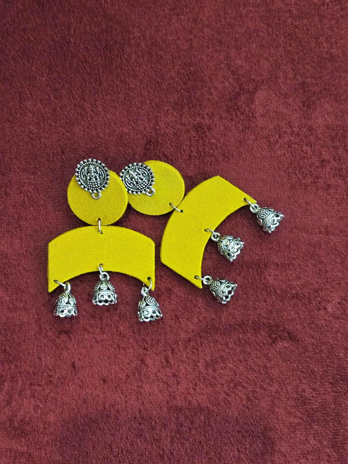 Mustard Yellow Jhumkas