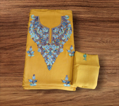 Kashmiri embroidered Cotton Suits