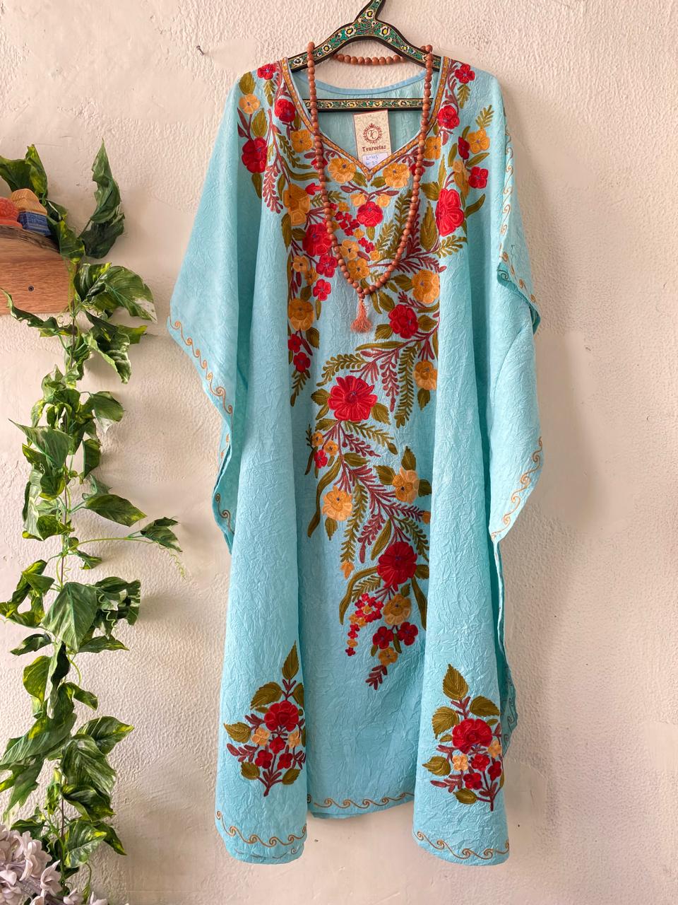 Crushed Cotton Kaftans for Summers