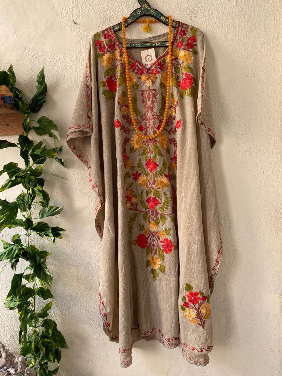 Crushed Cotton Kaftans for Summers