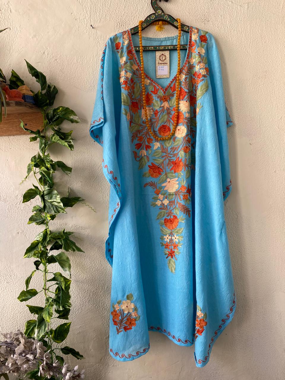 Crushed Cotton Kaftans for Summers