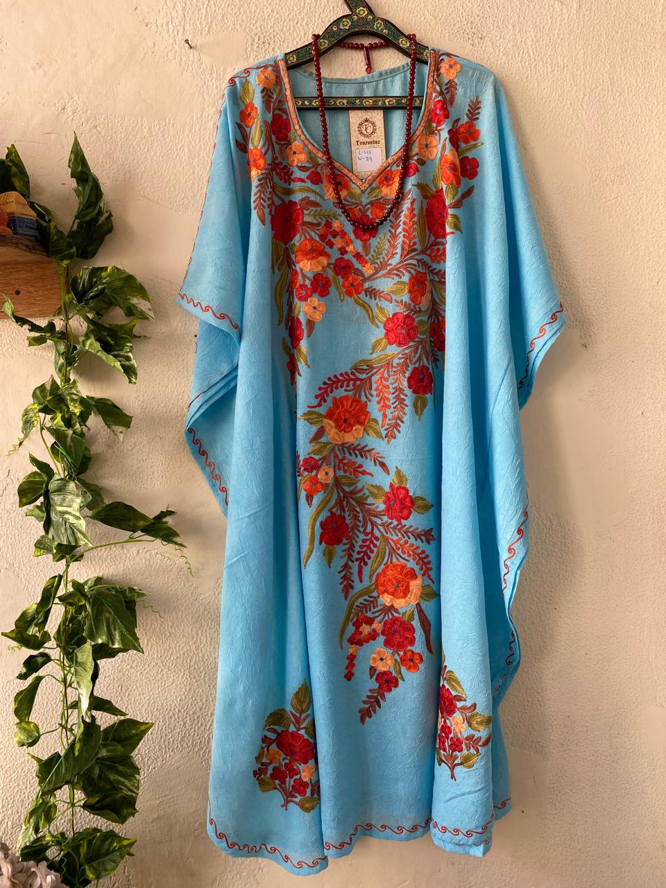 Crushed Cotton Kaftans for Summers