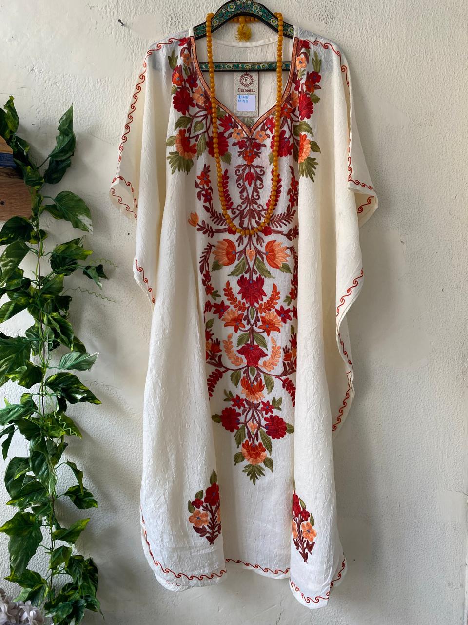 Crushed Cotton Kaftans for Summers