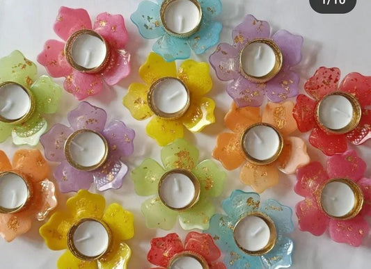 Resin Art Diyas for Diwali by RNR