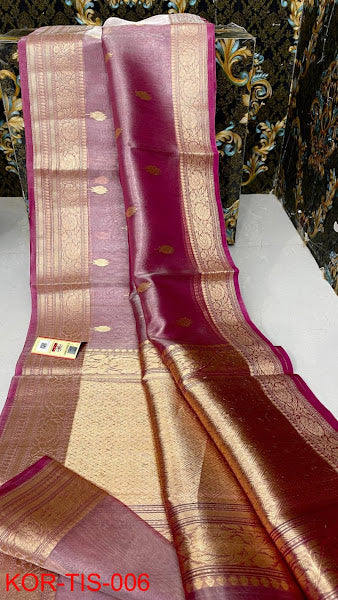 Zari Tissue Banarsi Silk Saree