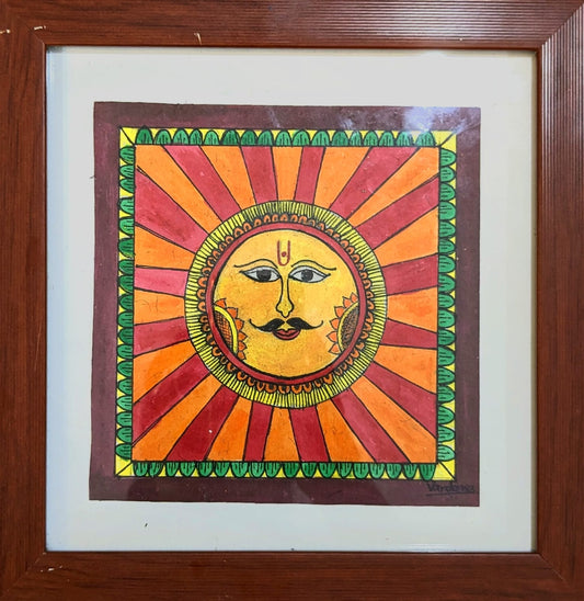 Colorful Acrylic Madhubani Paintings - 1