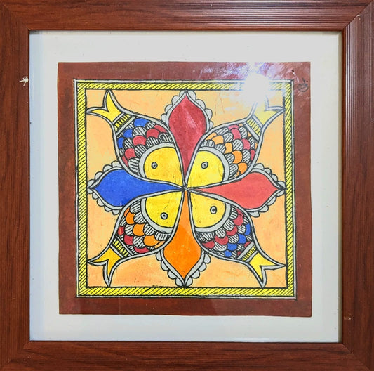 Colorful Acrylic Madhubani Paintings - 10