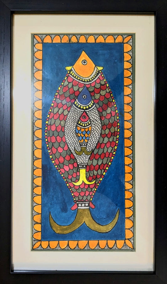 Colorful Acrylic Madhubani Paintings - 12