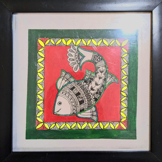 Colorful Acrylic Madhubani Paintings - 2