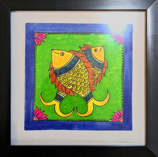 Colorful Acrylic Madhubani Paintings - 3