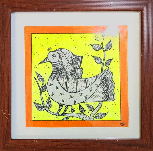 Colorful Acrylic Madhubani Paintings - 4