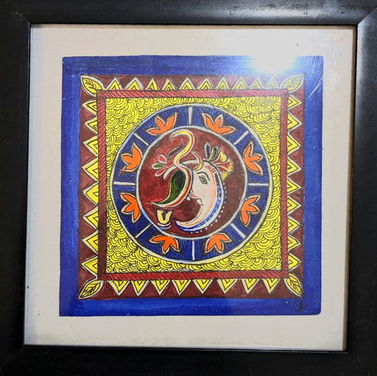 Colorful Acrylic Madhubani Paintings - 5