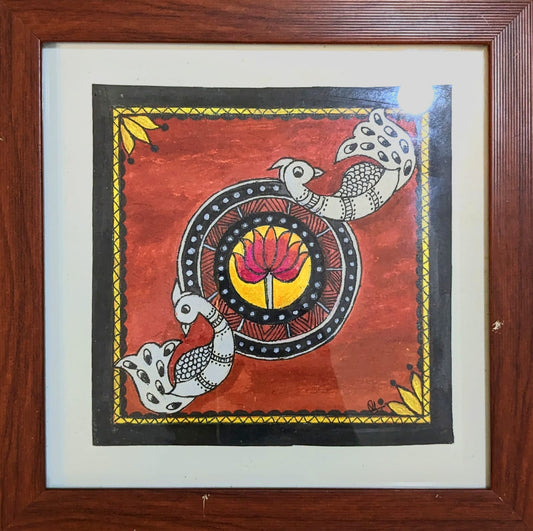 Colorful Acrylic Madhubani Paintings - 8