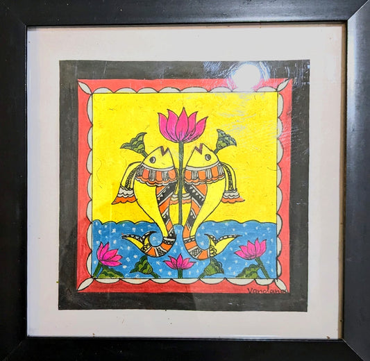 Colorful Acrylic Madhubani Paintings - 9