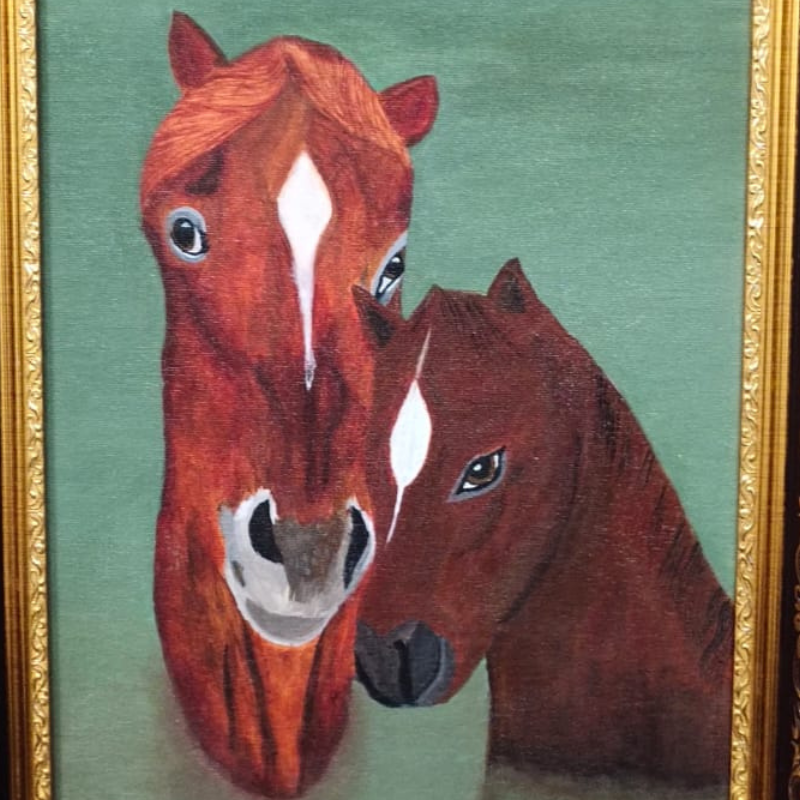 Dark Star - Horse Painting