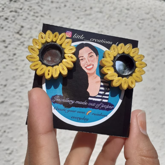 Sunflower Stud Earrings