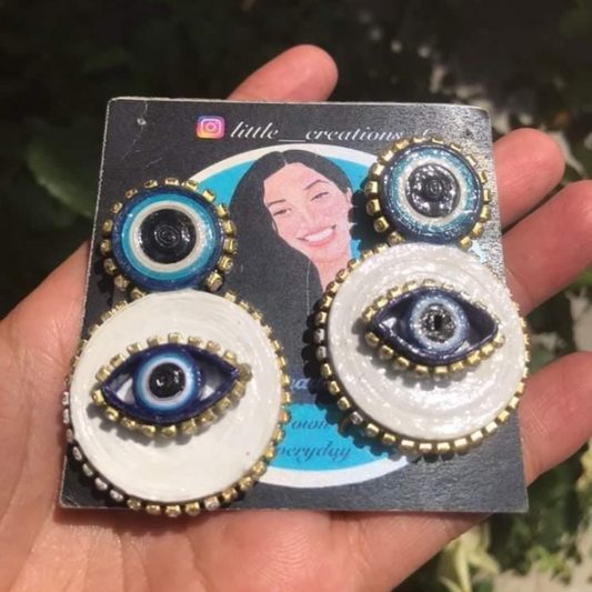 Turkish Evil Eye Earrings