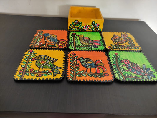 Decorative Coasters Set of 6 - 3